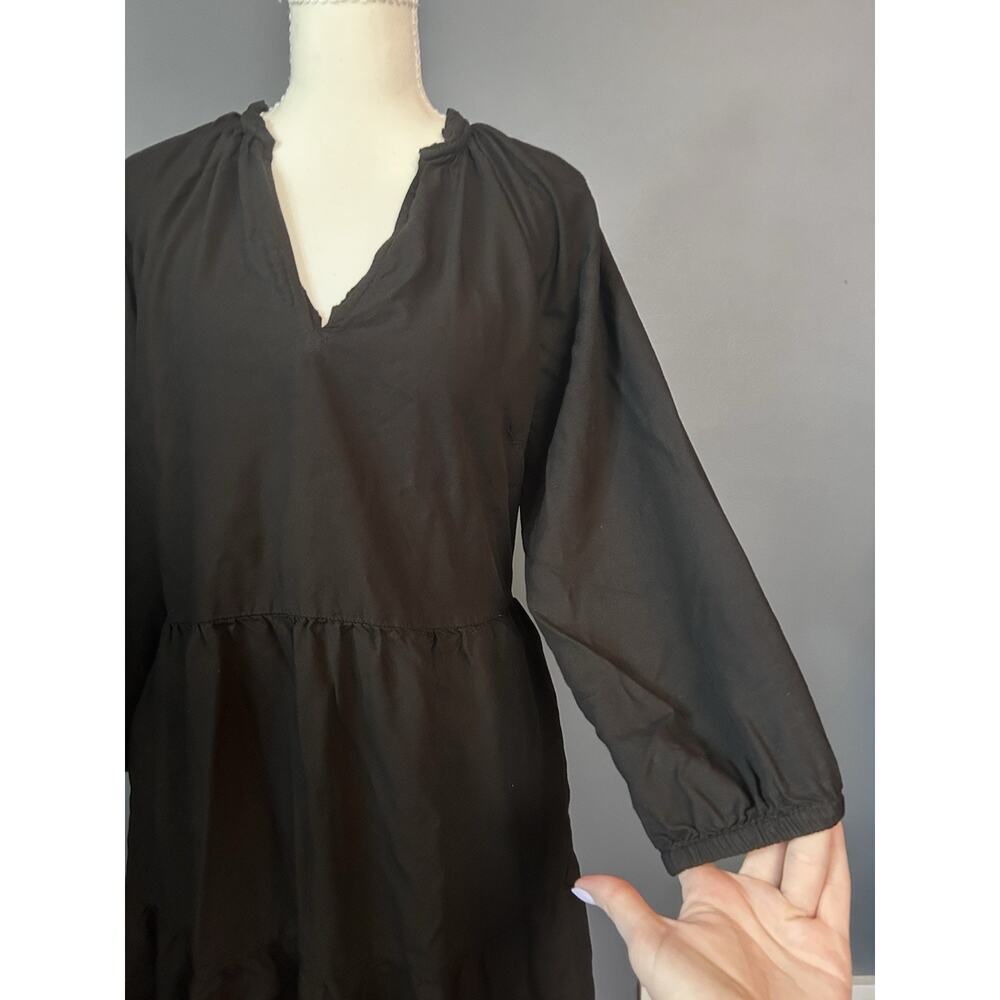 The Drop Women's Caralynmirand Ruffle-Neck Tiered Mini Dress Large Minimalist - Picture 5 of 7